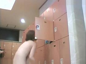 Japanese nude girls at dressing room