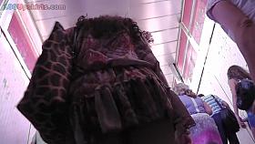 Agreeable passer by with seducing upskirt