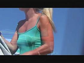 Btb 03 321m Incredible german blond topless wife beach ibiza