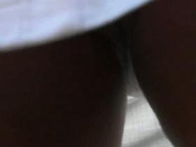 Real amateur brunette teen upskirt video