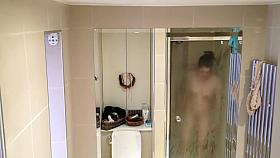 Big boobs caught after shower