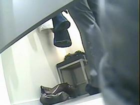 I voyeured chick that stayed in tiny thong on spy cam