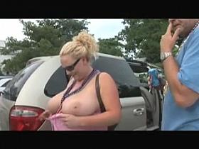 Flashing Big Boobs