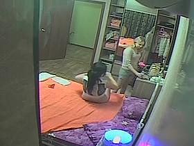 Hot TEEN Friends waxing pussy in Bedroom HACKING CAM