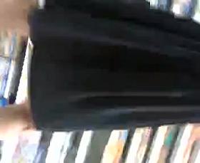 Nice upskirt of a tan teen with a thong