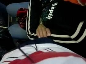 Voyeur cam sex clip features a gorgeous cutie