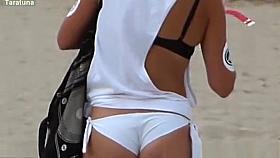 Pretty girl with sexy ass