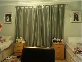 Spying on young sister's perky boobs