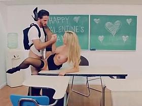 Chesty Teacher Brandi Love Gets Bonked Hard