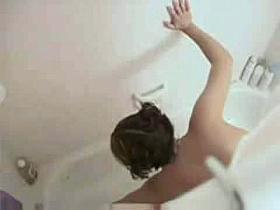 Hot solo shower scene caught by hidden cam in bathroom