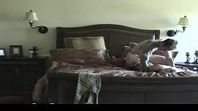 Blonde milf caught cheating on cam