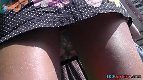 Hawt intimacy of the real upskirt