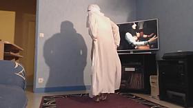 grosses mamelles de musulmane en burka