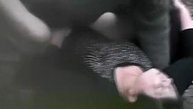 Older couple caught fucking in the woods