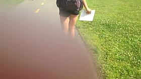 beautiful girl candid ass saint jerome