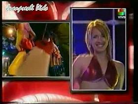 Amazing slutty dancers upskirt on tv