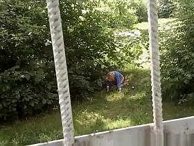 Drunk falls when trying to pee