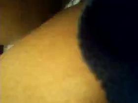 Upskirt blue white panties 2