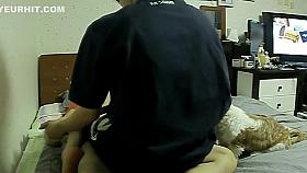 Pet Puppy with Young Korean Couple