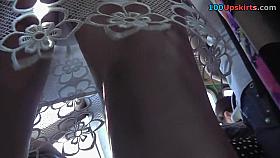 Sexy upskirt butt up lace hot costume