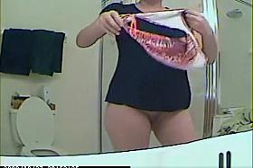 Changing into Bikini