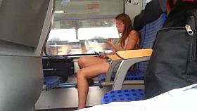 Pretty girl with hot legs