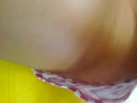 Sweet flashing upskirt