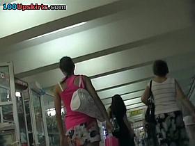 Dilettante hottest upskirt view voyeuring