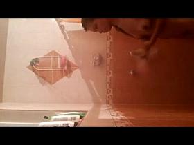 en la ducha con Karen