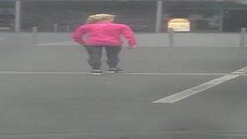 Fit girl at the parking lot