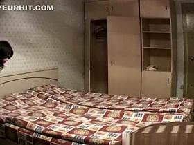 Busty woman with trimmed pussy