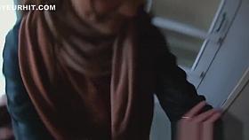 Pulled teen banged from behind in public POV