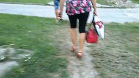 sexy heels candid slovakia