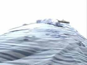 Voyeur waits for wind to hike up her skirt for perfect shot