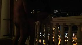 MILFY fucking on balcony