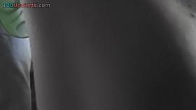 Cute random upskirt hotty in a bus