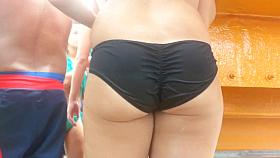 water park bikini booty