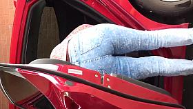 Car wash Mexican milf jeans 1