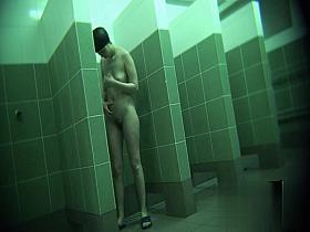 Hidden cameras in public pool showers 1078