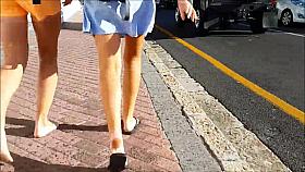 another windy slowmo upskirt