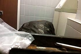 Pissing spy voyeur gives full account of a girl's underwear and pelvis