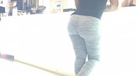 Donkever 21 (Ebony Donk in Grey Spandex)