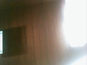 Close up view of sexy girl's pissing