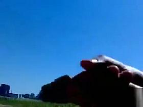 German pervert jerks off to women on topless beach