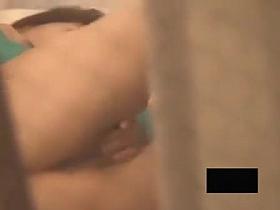 Horny asian girl caught masturbating