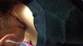 Big boob Mexican down blouse