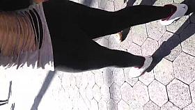 Mexican white thong see thru leggings 2