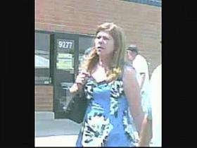 Nice Upskirt - Black Panties Under the Sundress