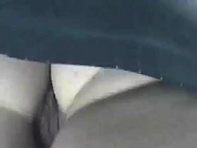 Upskirt, sin bombachita...