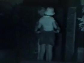 IR hidden camera outdoor fucking